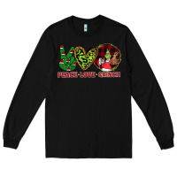 Black Peace Love Grinch Long Sleeve Tee - Bettercallsaul