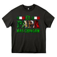 Asphalt El Papa Mas Chingon Mexican Heavy Core Tee - LillyAllenDesigns