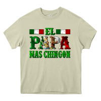 Mossy El Papa Mas Chingon Mexican Heavy Core Tee - LillyAllenDesigns