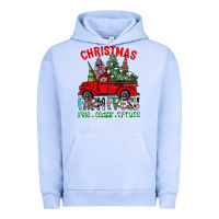 Pigment Grape Ice christmas tree farm truck Urban Hoodie - CowhideDigitalArt