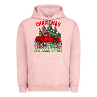 Pigment Salmon christmas tree farm truck Urban Hoodie - CowhideDigitalArt
