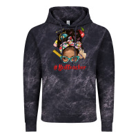 Cloud Black Afro Messy Bun Best Teacher With Leopard Glasses Bbs Vintage Hoodie - BundleAndBundleShop