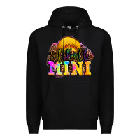 Black softball mini Premium Hoodie - OliviaCreatesArt