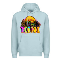 Blue Mist softball mini Premium Hoodie - OliviaCreatesArt
