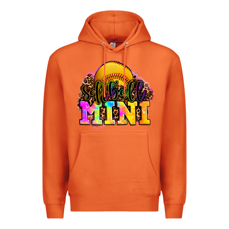 Softball Mini Premium Hoodie by OliviaCreatesArt | Teevron