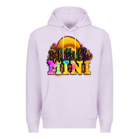 Lilac softball mini Premium Hoodie - OliviaCreatesArt