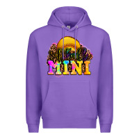 Purple softball mini Premium Hoodie - OliviaCreatesArt