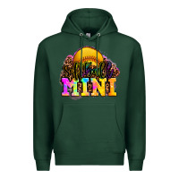 Sports Green softball mini Premium Hoodie - OliviaCreatesArt