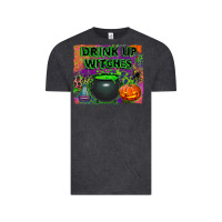 Vintage Black drink up witches Vintage Tee - BundleAndBundleShop