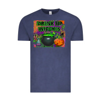 Vintage Denim drink up witches Vintage Tee - BundleAndBundleShop