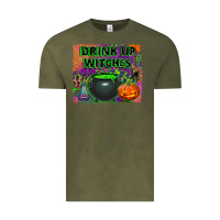 Vintage Olive drink up witches Vintage Tee - BundleAndBundleShop