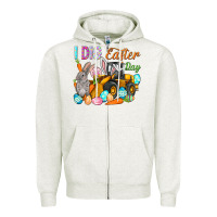 Oatmeal Heather I dig Easter Day Zipper Hoodie - HowdyJamesFarm