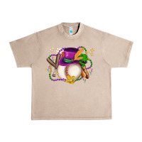 French Oak mardi gras baseball Urban Heavy Tee - LillyAllenDesigns