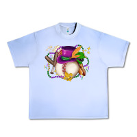 Grape Ice mardi gras baseball Urban Heavy Tee - LillyAllenDesigns