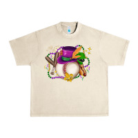Sandshell mardi gras baseball Urban Heavy Tee - LillyAllenDesigns