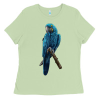 Matcha Hyacinth Macaw Ladies Tee - LillyAllenDesigns
