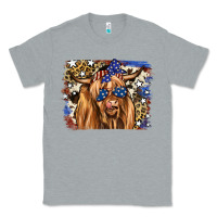 4th Of July Highland Cattle Classic Tee | Teevron