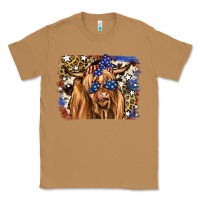 Toasted Coconut 4th of July Highland Cattle Classic Tee - RanaPortraitStore