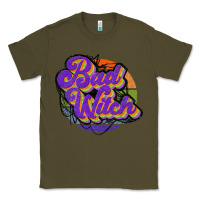 Army Green bad witch Classic Tee - JahusDesignShop