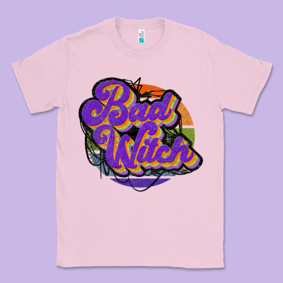 Bad Witch Classic Tee Designed By Jahusdesignshop