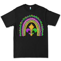 Black mardi gras fleur de lis rainbow Premium Tee - JahusDesignShop