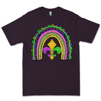 Plum mardi gras fleur de lis rainbow Premium Tee - JahusDesignShop