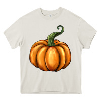 Cream pumpkin Heavy Core Tee - BarkalooDesign