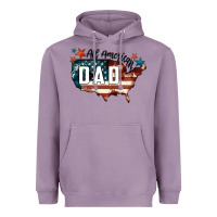 Lavender All american dad Heavyweight Hoodie - FaDigitalArtStudio