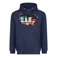 Navy All american dad Heavyweight Hoodie - FaDigitalArtStudio