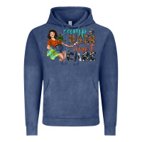 Vintage Denim Camp Hair Don't Care Vintage Hoodie - BundleAndBundleShop