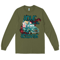 Army Green Christmas Home For The Holidays Long Sleeve Tee - Bettercallsaul