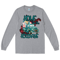 Heather Grey Christmas Home For The Holidays Long Sleeve Tee - Bettercallsaul