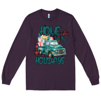 Plum Christmas Home For The Holidays Long Sleeve Tee - Bettercallsaul
