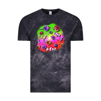 Cloud Black halloween candy  patches Vintage Tee - BundleAndBundleShop