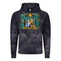 Cloud Black oh holy night western Vintage Hoodie - RanaPortraitStore