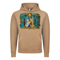 Vintage Coffee oh holy night western Vintage Hoodie - RanaPortraitStore