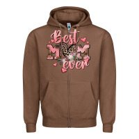 Chestnut Best mom ever Mother's Day Zipper Hoodie - CowGirlArtShop