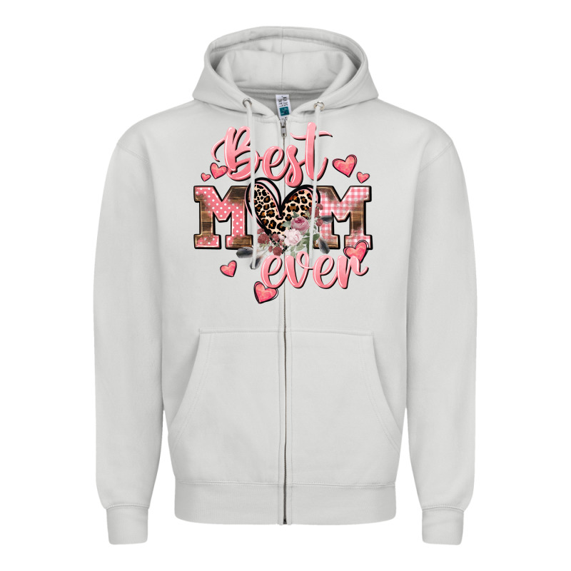 Best Mom Ever Mother's Day Zipper Hoodie by CowGirlArtShop | Teevron