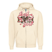 Sandshell Best mom ever Mother's Day Zipper Hoodie - CowGirlArtShop