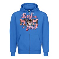 True Royal Best mom ever Mother's Day Zipper Hoodie - CowGirlArtShop