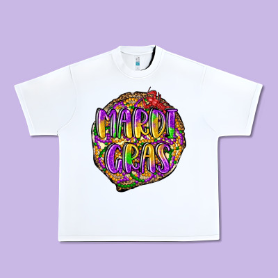 Mardi Gras Urban Heavy Tee Designed By Lillyallendesigns