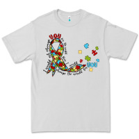 Dove Grey autism awareness Premium Tee - MaliasSmallBusiness