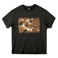 Asphalt distressed leopard cowhide background Heavy Core Tee - Jasminsmagicworld