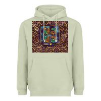 Matcha Leopard mama Heavyweight Hoodie - FaDigitalArtStudio