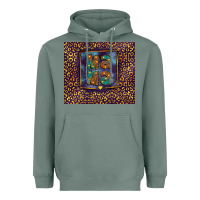 Sage Leopard mama Heavyweight Hoodie - FaDigitalArtStudio