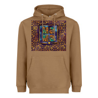 Toasted Coconut Leopard mama Heavyweight Hoodie - FaDigitalArtStudio