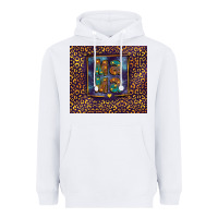 White Leopard mama Heavyweight Hoodie - FaDigitalArtStudio