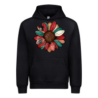 Black Christmas sunflower Urban Hoodie - CowhideDigitalArt