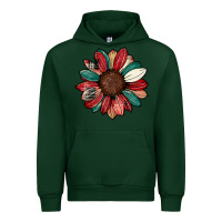 Forest Green Christmas sunflower Urban Hoodie - CowhideDigitalArt