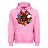 Fuchsia Pink Christmas sunflower Urban Hoodie - CowhideDigitalArt